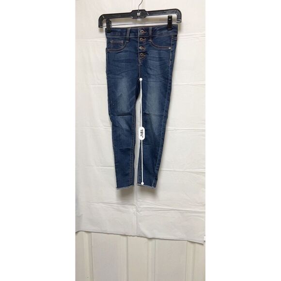 True Craft Girls Size 7 Jegging Distressed Jeans w/adj waist BFA-C - Picture 7 of 10